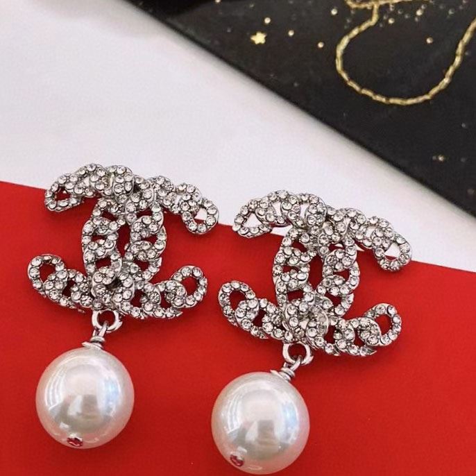 Ch*el earrings